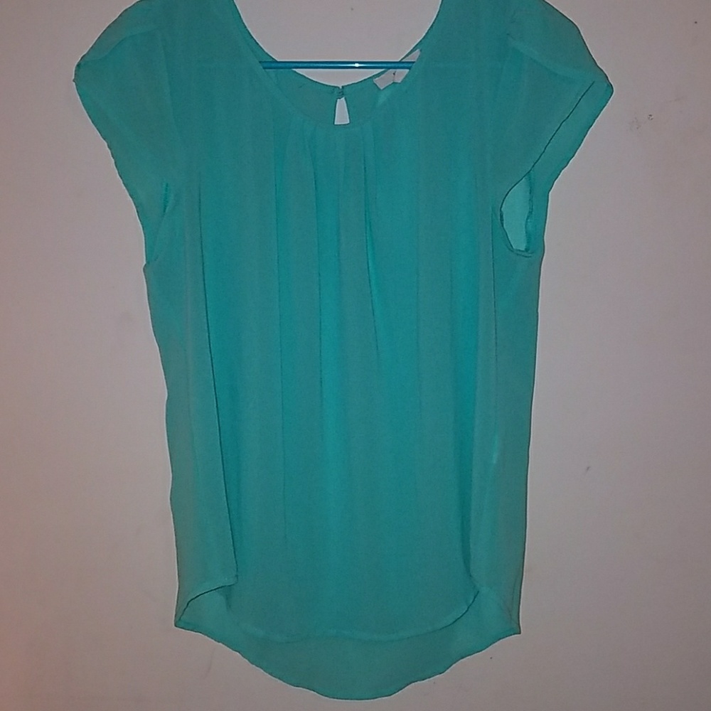 Mint Green sheer shirt